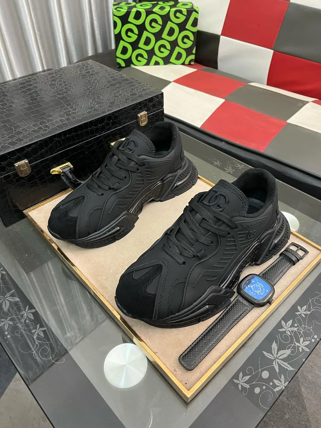 Men's men's shoes💰560⌚️⌚️DG "Dolce & Gabbana" low-top casual shoes Regular size: 35-46 Product material: Upper imported cowhide stitching fabric, breathable lining, original outsole